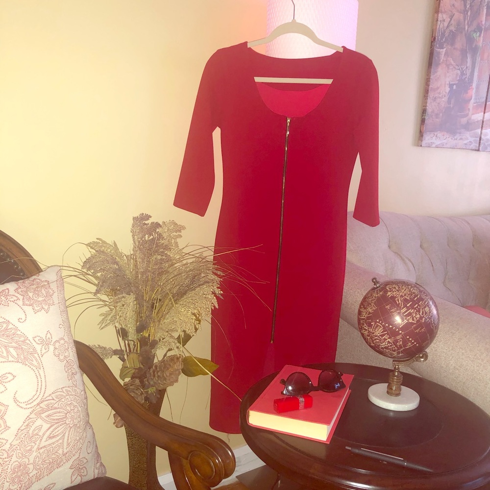 Red dress
